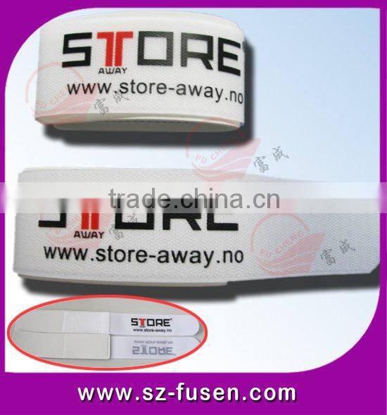 magic tape + PVC ski carrier strap