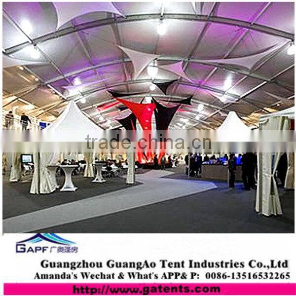 New products best quality 25mx35m big curved tent
