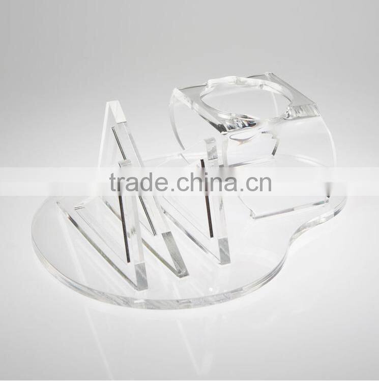innovative design desktop clear acrylic toast holder,toast rack,bread rack with egg hole