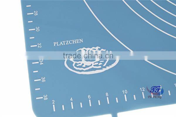 Tufeng anti- static Circular Pattern dish drying silicone table mat