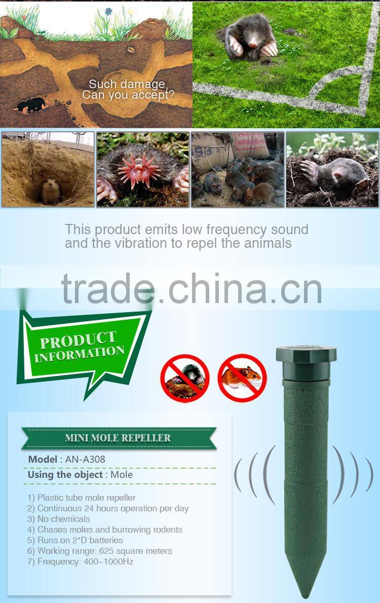 AOSION Wonderful Short Plastic Tube Mole Repeller AN-A308