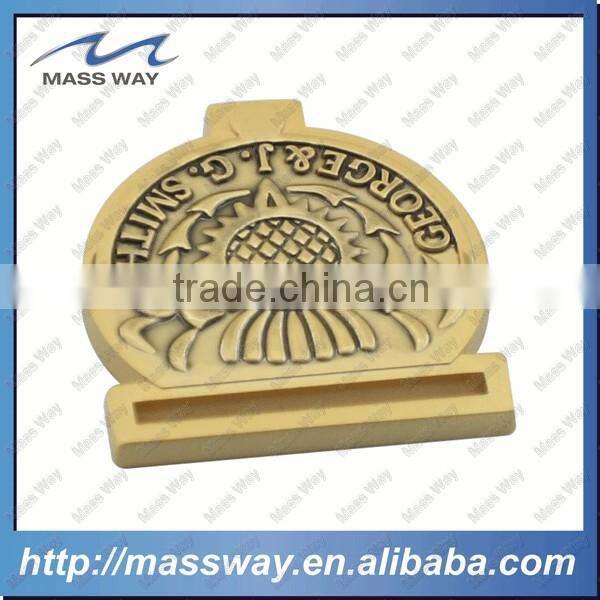 custom fashion 3D zinc alloy brass luggage lock metal bag tag buckle