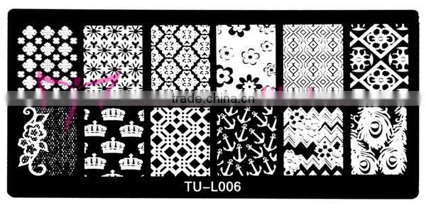 New TU-L series nail art stamping plate,China cheap price nail art stamping plate