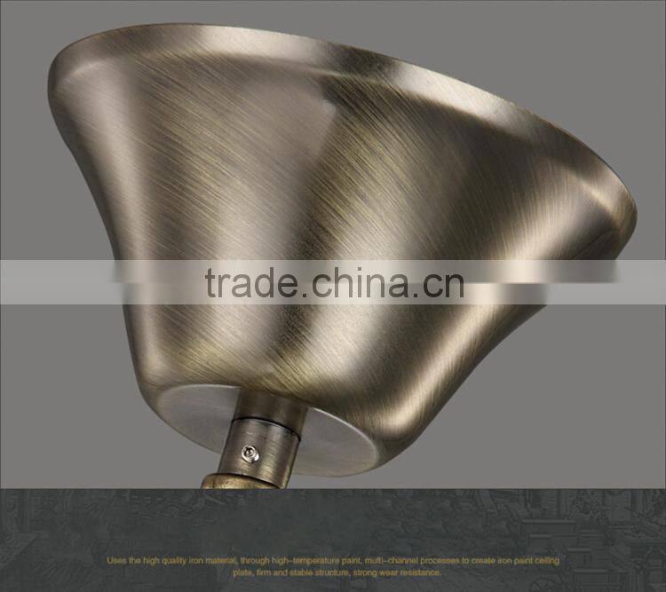 Roberts Loft Indusctrial pendant Light Chrome/Brass/Black Color Iron Pendant Lights