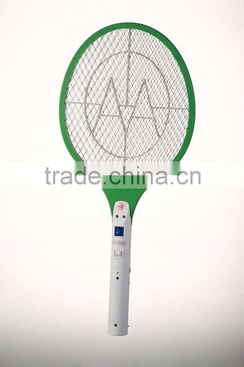 With light charging electric mosquito swatter