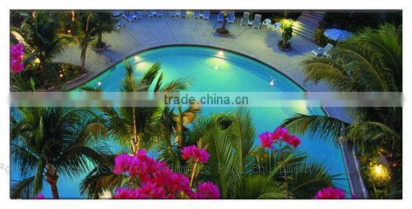 Wall inserted/With niche LED swimming pool lamp