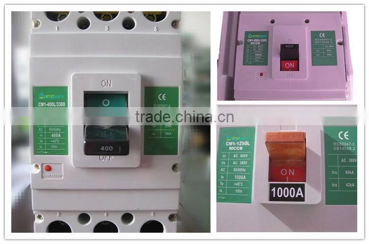 Aissmy CM1 series three poles AC MCCB Circuit Breaker (280L 800Amp 400V/690V)