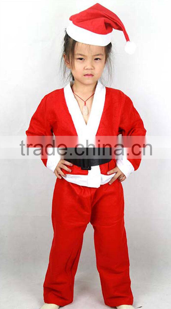 2014 children girls and boys Christmas clothes Costume Strap Dress Nightwear Sleepwear