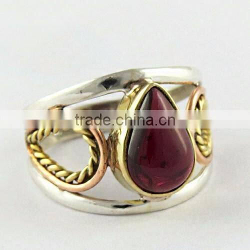 Deep Red Colour !! Red Garnet 925 Sterling Silver Ring, Silver Jewelry, Gemstone Silver Jewelry