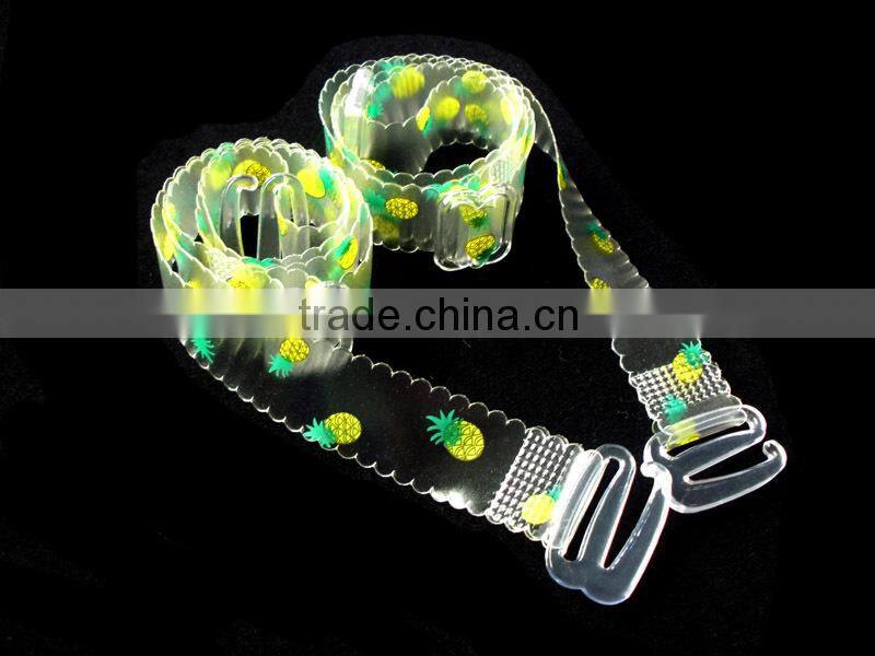 invisible bra strap with strawberry printed