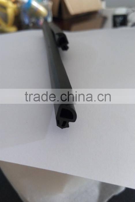 window and door plastic PVC profile extrusion/pvc bubble gasket in China EPK-21-4.5