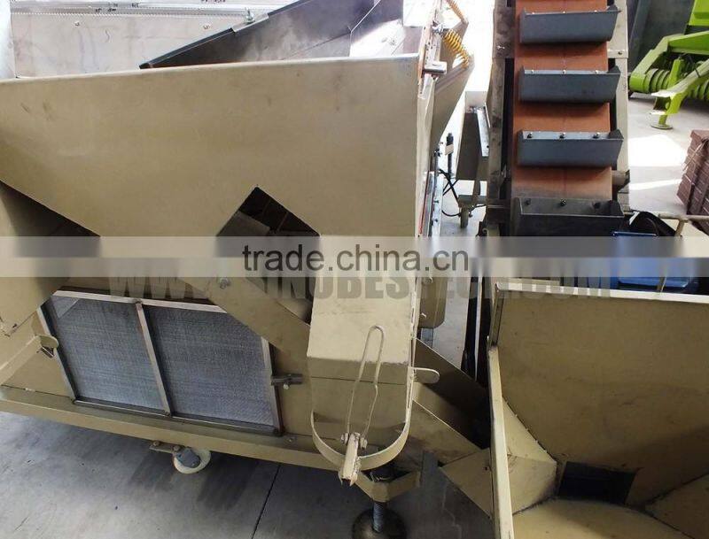 Grain seed gravity separator selector