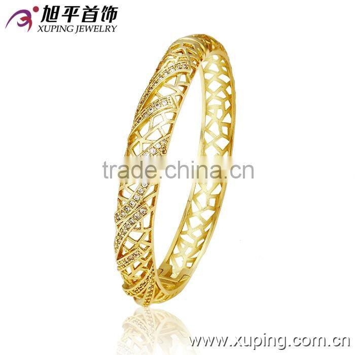 xuping jewelry modern fashion exquisite elegant brass women bangle