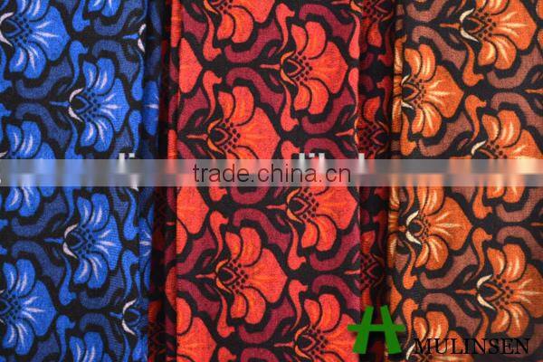 2015 clothing factory hot sale warm angora winter coat fabric/ ankara print fabric