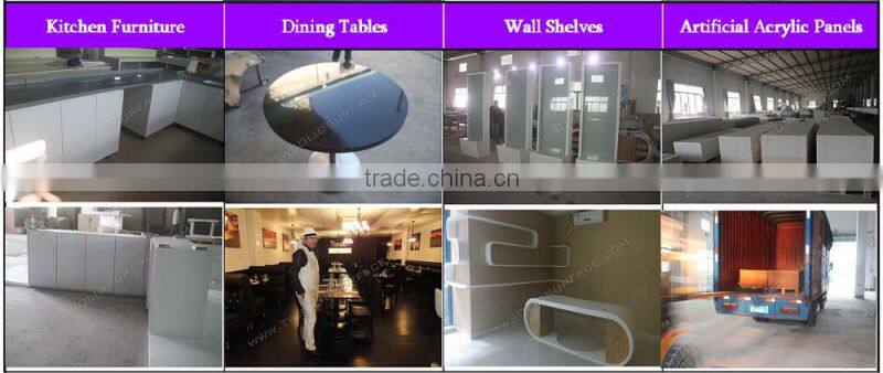 TW acrylic solid surface round conference table/small round conference table