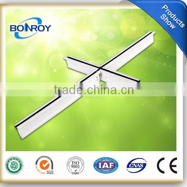 Galvanized Steel Ceiling Black Groove T Grid