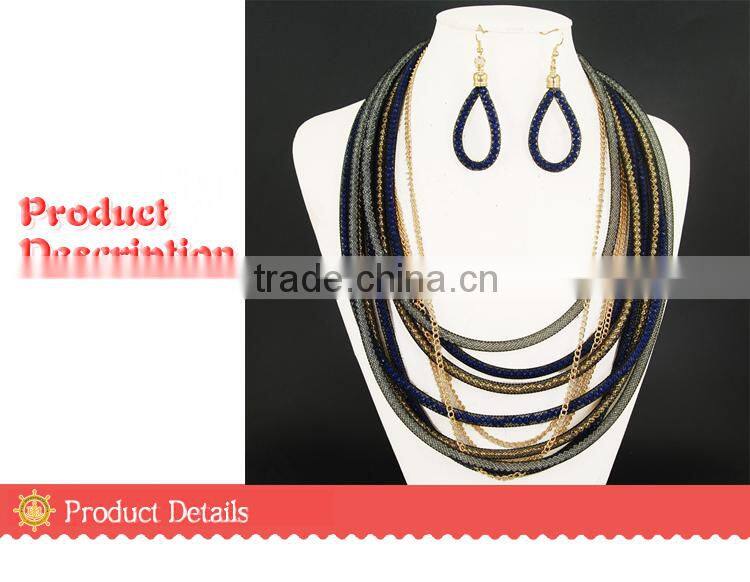 ss<<<Multilayer Long chain necklace jewelry New fashion women necklace lady Layered necklace/