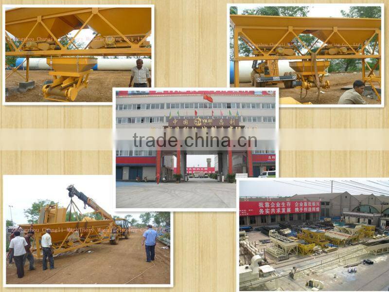 PLD2400 Four Bins Separate Weighing Type Concrete Batching Machine for Sale