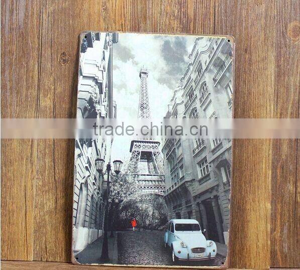 Modern popular tin painting/wall mural artist