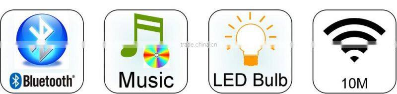 APP Control Bluetooth LED Bulb Speaker