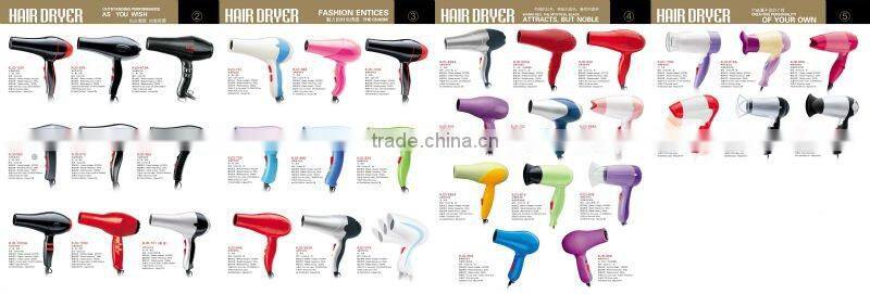 Hanging loop Spray-paint body over-heat protection hair dryer