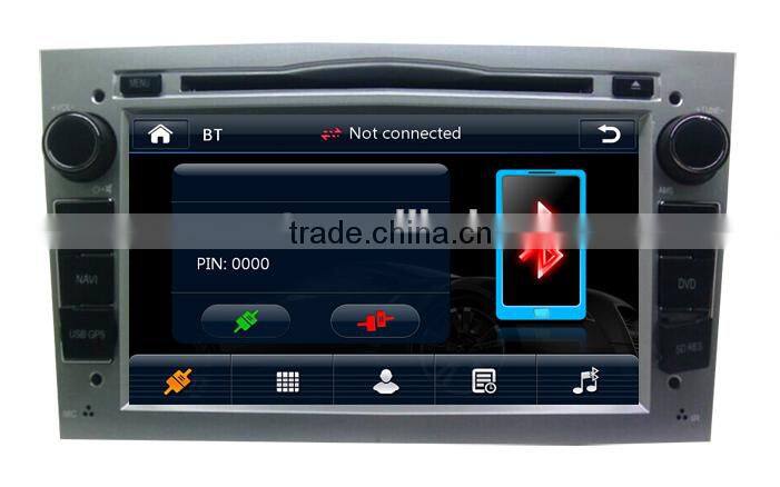 Dual-core 7'' touch screen car dvd player for Opel Astra Vectra