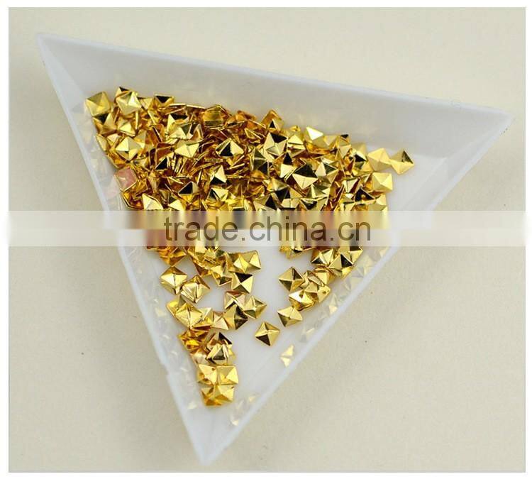 2016 new trendy 68 designs nail art stencil, 3D alloy rivet Nail Art Decoration