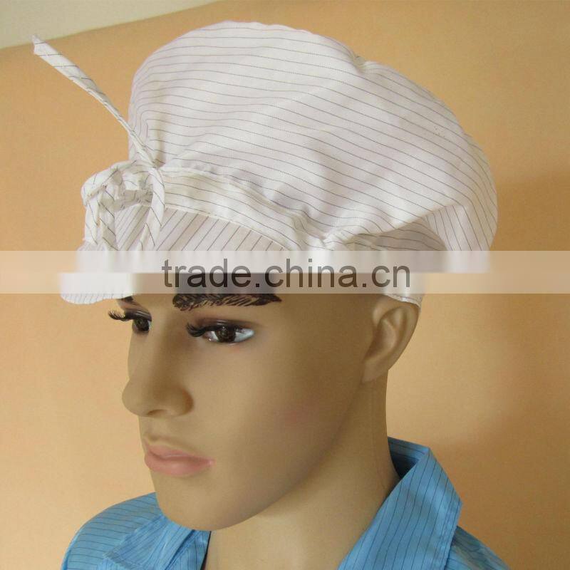 black cleanroom anti-static baseball cap
