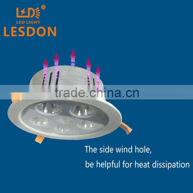 recessed chip led cob downlight 8inch 50W