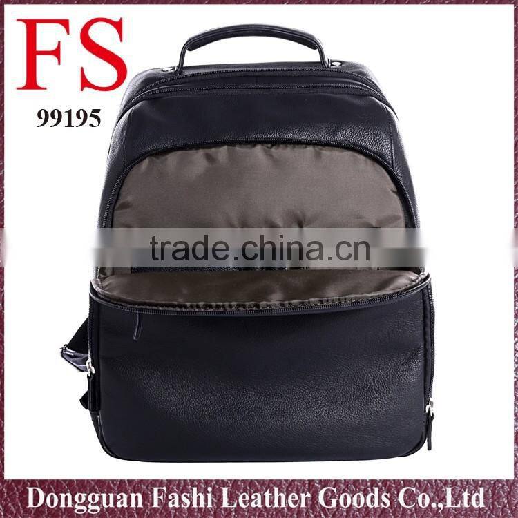 100% genuine leather outdoor hiking backpack