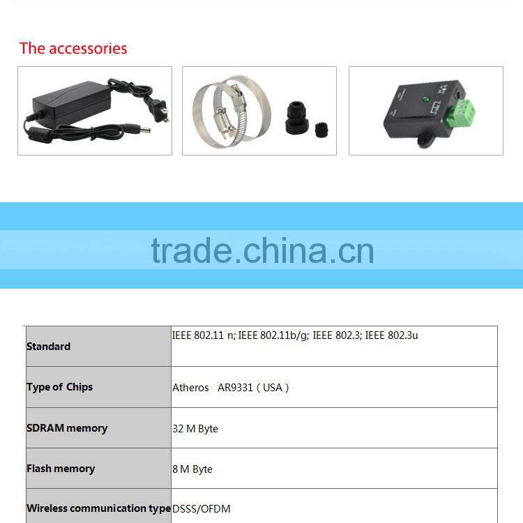 Nice 2.4ghz 3km wireless outdoor access point CPE networking equipment