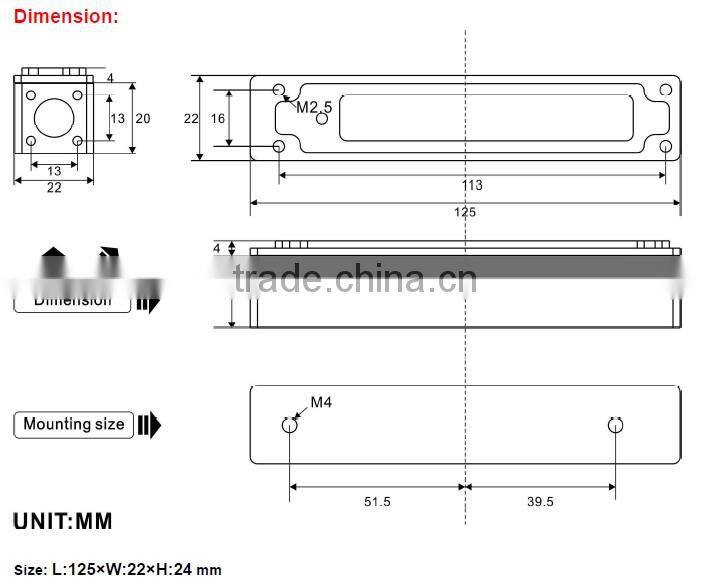 Industrial Electronic Compass Sensor With Heading 4-20mA and RS232/RS485 Output