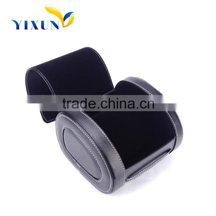 high quality custom design cotton paper strong cardboard watch box with black foam insert