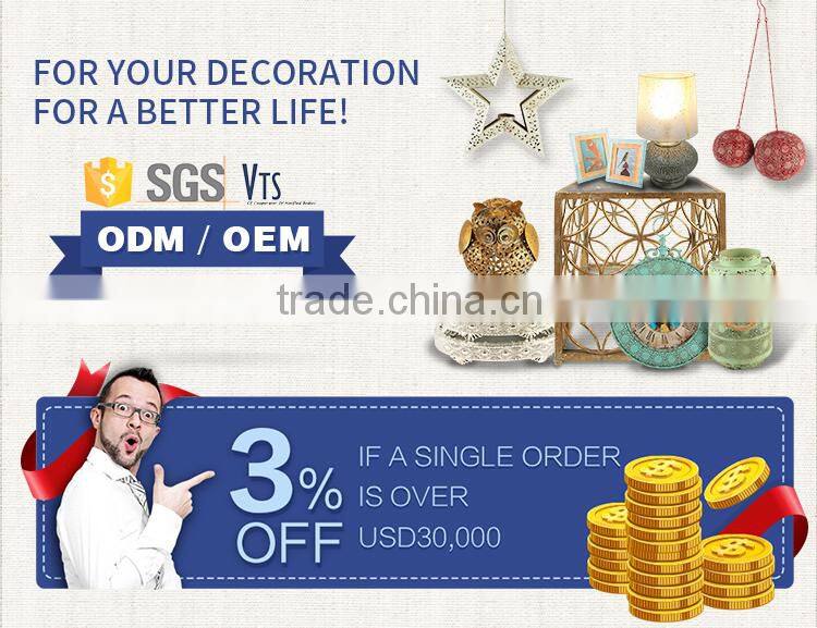 Elegant White Home Stand For Metal Candel Holder