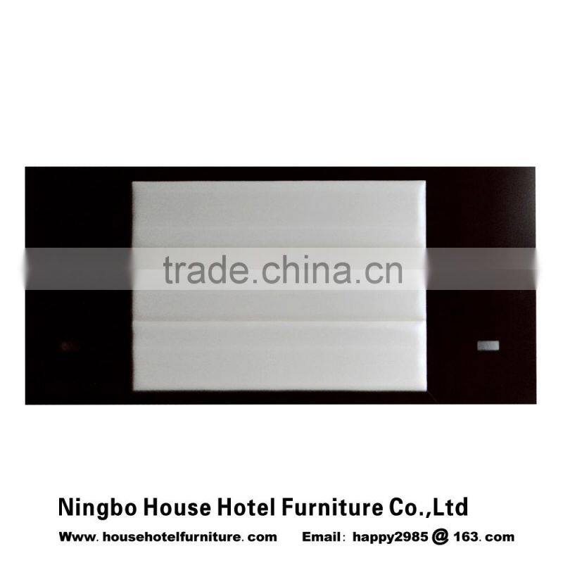 hotel furniture king nightstand with stainless steel kick toe