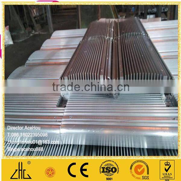 WOW!!!Hot selling Guandong China aluminum profile cutting anoding green heatsinks h aluminium profile /China Aluminum profile