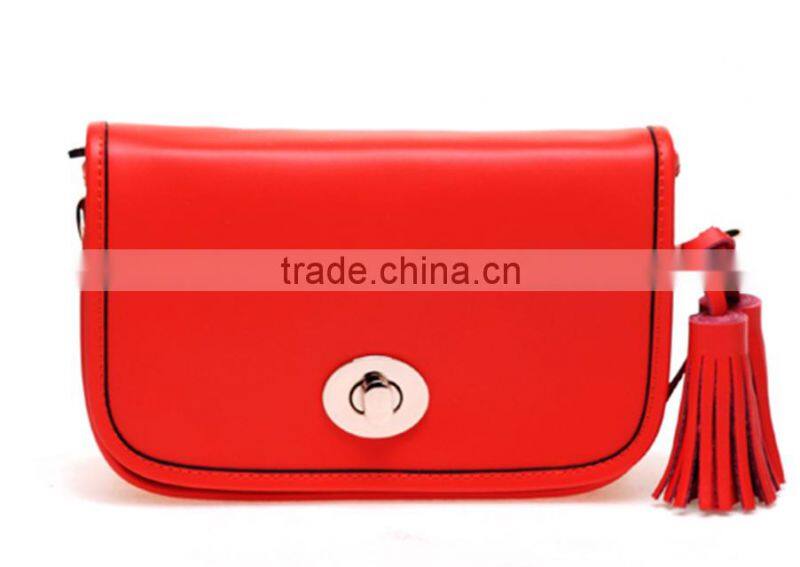 plain small cross bag leather women purse tote