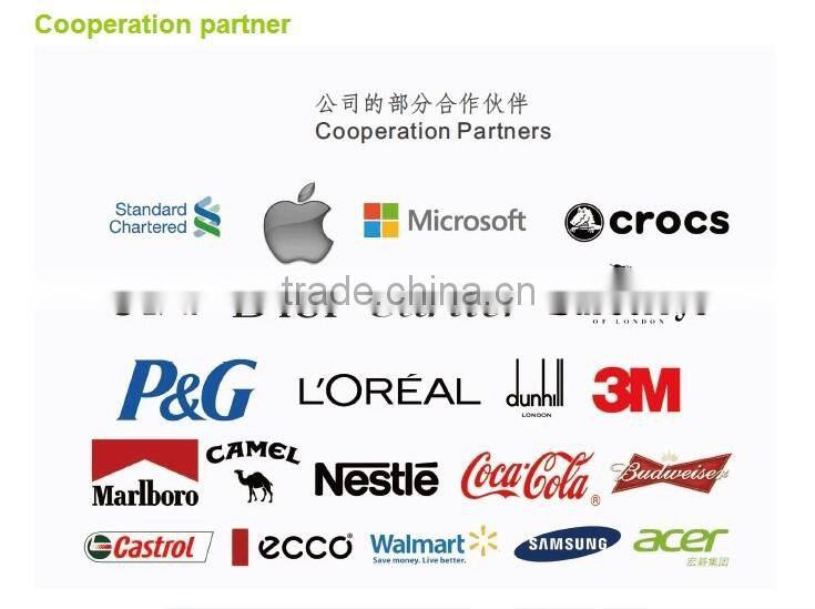 Acrylic led display stand with two legs