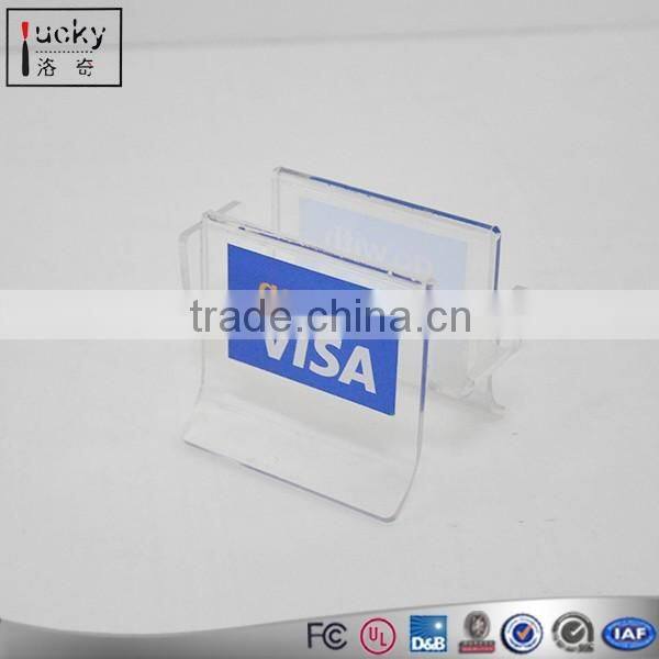 Red Acrylic Wall Holder With Two Pocket