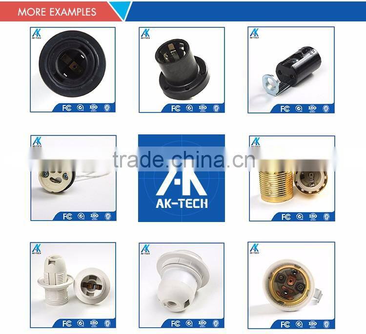 ceramic iron thread fitting e39 e40 lamp base , pendant light holder supplier