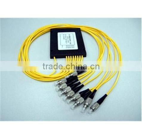 ABS box module plc optical fiber splitter / PLC Optical Fiber Splitter FC/APC Conector, ABS Housing