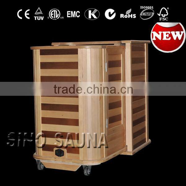 Portable Home Hemlock Half Body Sauna with LED Control Panel (CE/RoSH/ISO)