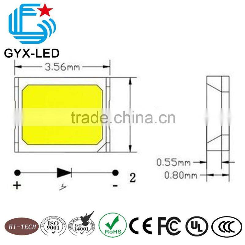 Professional LED manufacturer 0.5W Warm white led 2835 smd