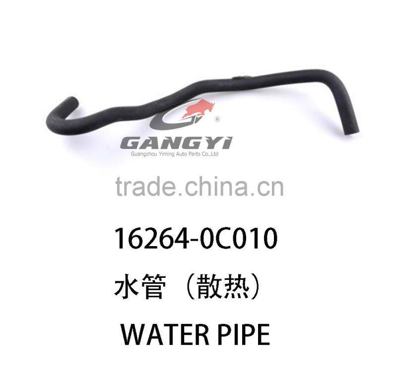 2014 best selling water pipe 16264-0C010 for toyota hilux pick-up 4*4