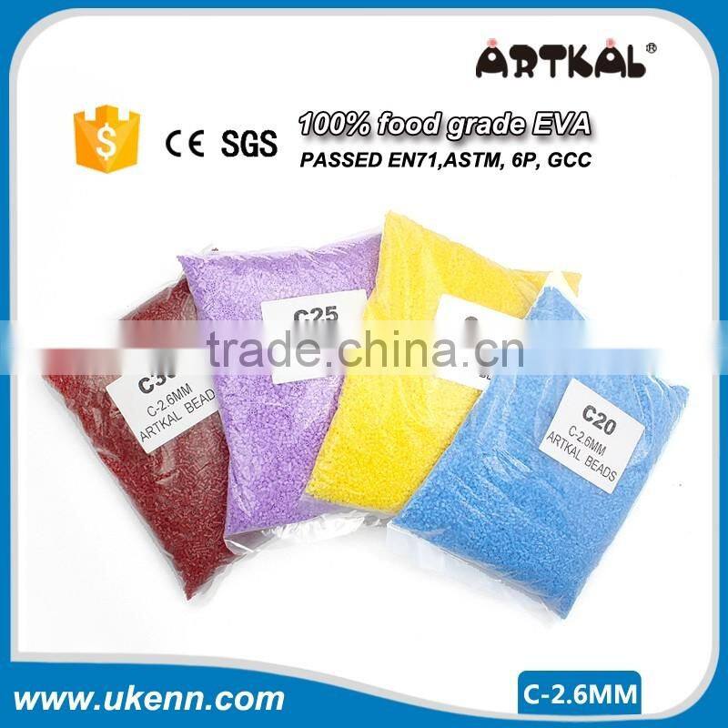 2016 newest EVA plastic original 2.6mm fused perler beads