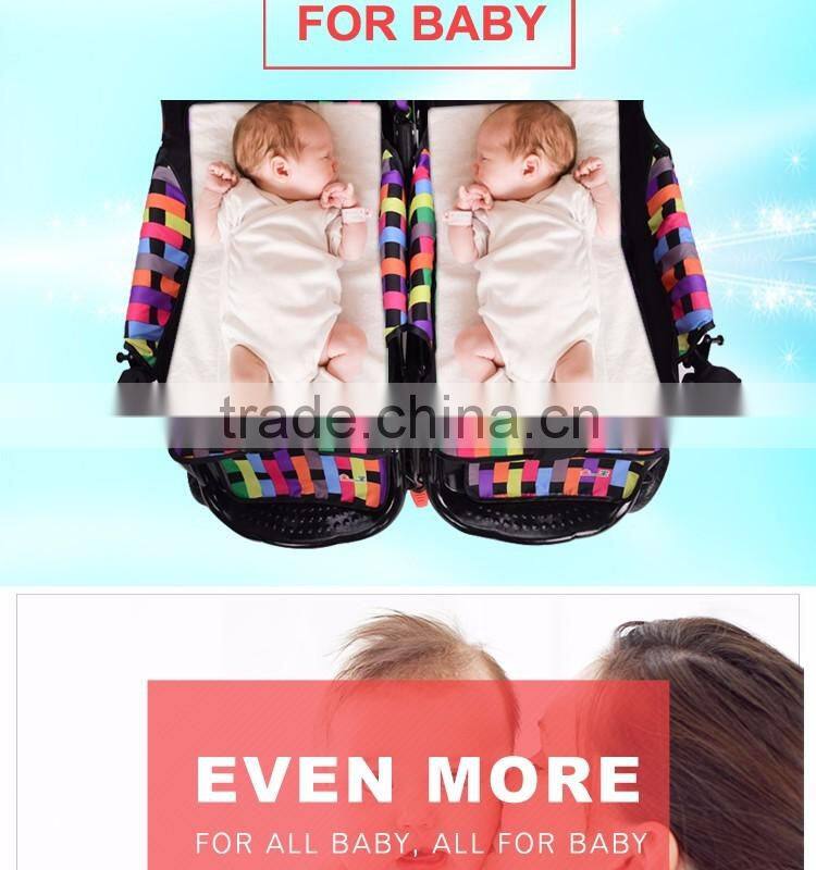 Stainless Steel Frame Best Double Trolley with EN1888 Certificate