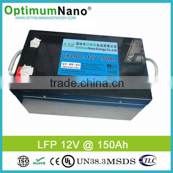 12V 150AHlithium battery for UPS and solar system
