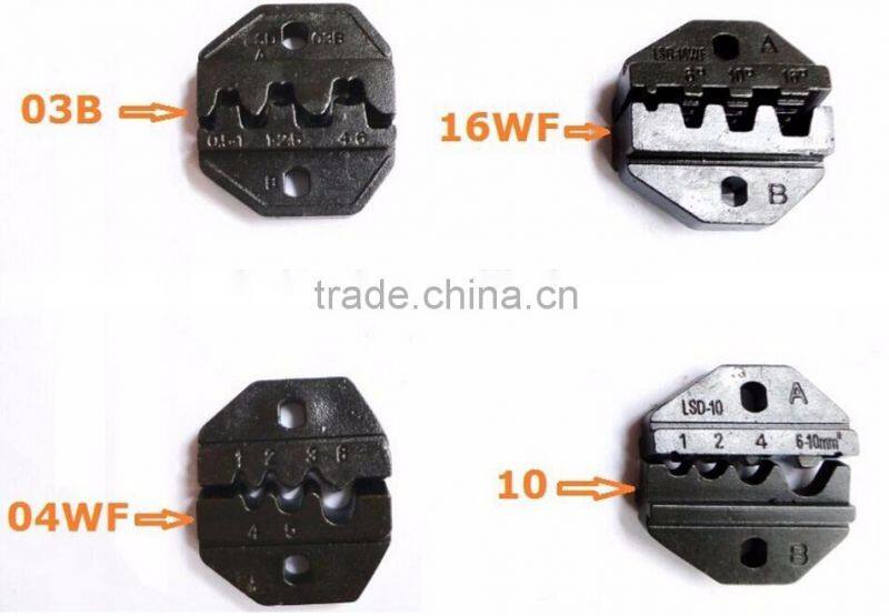 LSD good quilty LS03C-5D3 crimping tool kits with LS-03C crimping tool & replaceable dies combination in plastic box