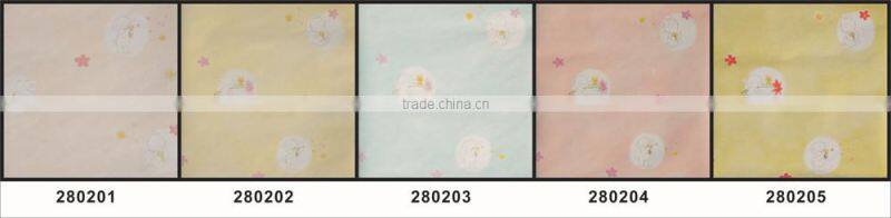 Glitter 3d embossed european wall paper rolls