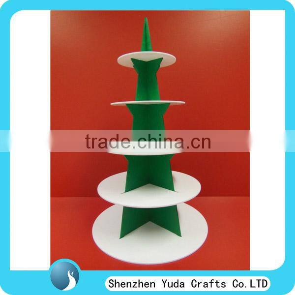 China manufacture acrylic cupcake stand for sale, detachable mirror cake display stand